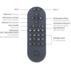 Paul Neuhaus, Q-VITO, LED-Deckenleuchte, Ø 40cm, stahlfarben, rund, Smart Home