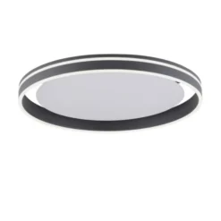 Paul Neuhaus, Q-VITO, LED-Deckenleuchte, anthrazit, Ø 59cm, rund, Smart Home