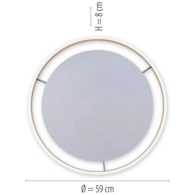 Paul Neuhaus, Q-VITO, LED Deckenleuchte, Ø59cm, Smart Home