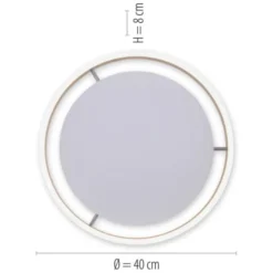 Paul Neuhaus, Q-VITO, LED-Deckenleuchte, Ø 40 cm, messing-matt