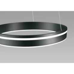 Paul Neuhaus, Q-VITO, LED-Pendellampe, anthrazit, Ø 40cm, Leuchtring
