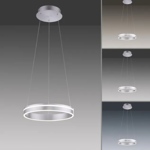 Paul Neuhaus, Q-VITO, LED-Pendelleuchte, Ringform, Ø 40cm, Smart Home