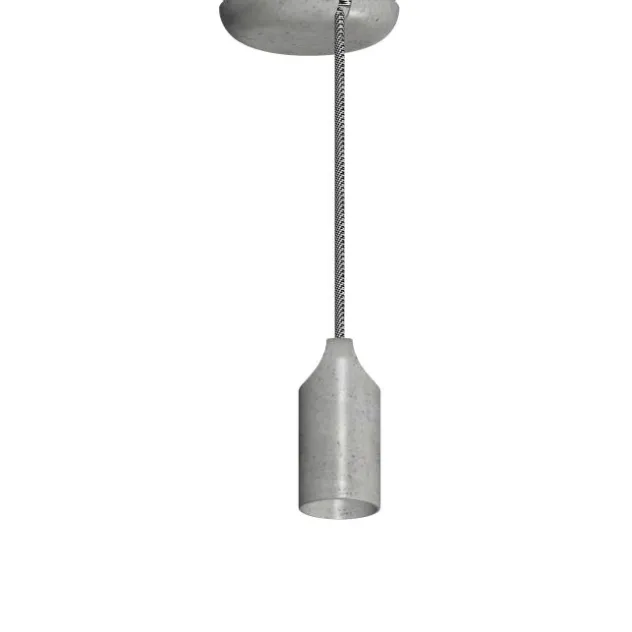 Pendelleuchte, Betonoptik, E27 Fassung, Industrial Stil, höhenverstellbar