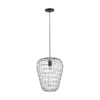 Pendelleuchte, Industrial Design, schwarz, Cage-Optik, höhenverstellbar