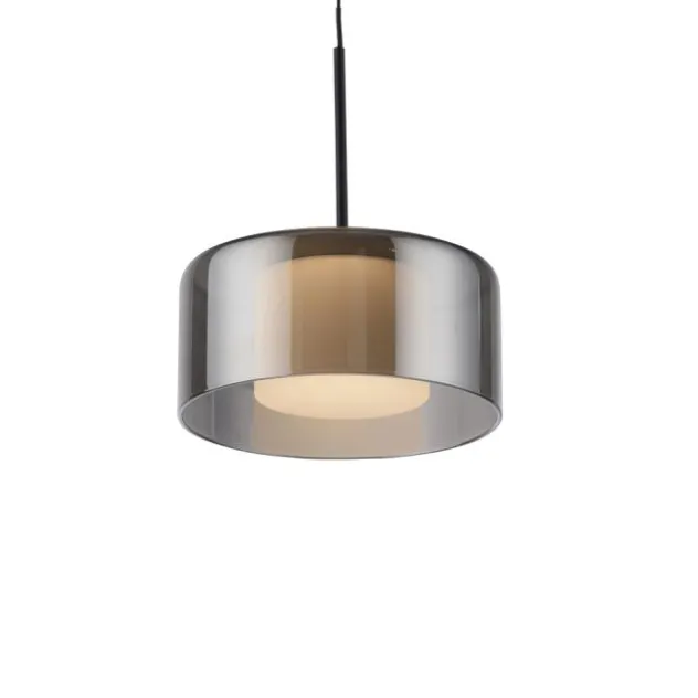 Pendelleuchte LED RIKA 3 flammig schwarz Comfort Lift Simply Dim
