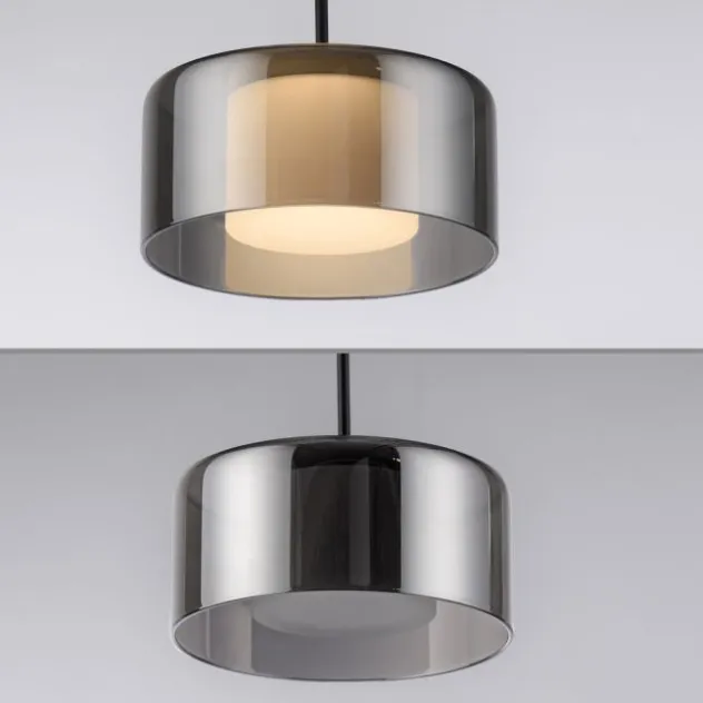 Pendelleuchte LED RIKA 3 flammig schwarz Comfort Lift Simply Dim