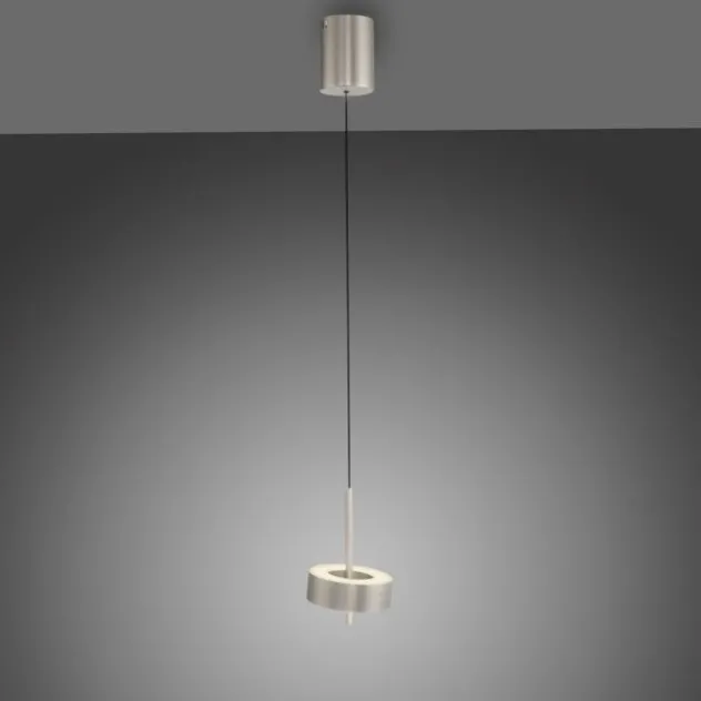 Pendelleuchte Q-ROTATE 1 flammig aluminium höhenverstellbar Smart Home