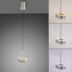 Pendelleuchte Q-ROTATE 1 flammig aluminium höhenverstellbar Smart Home