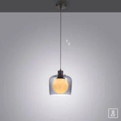 Pendelleuchte rauchfarben, stillvolle und elegante Optik