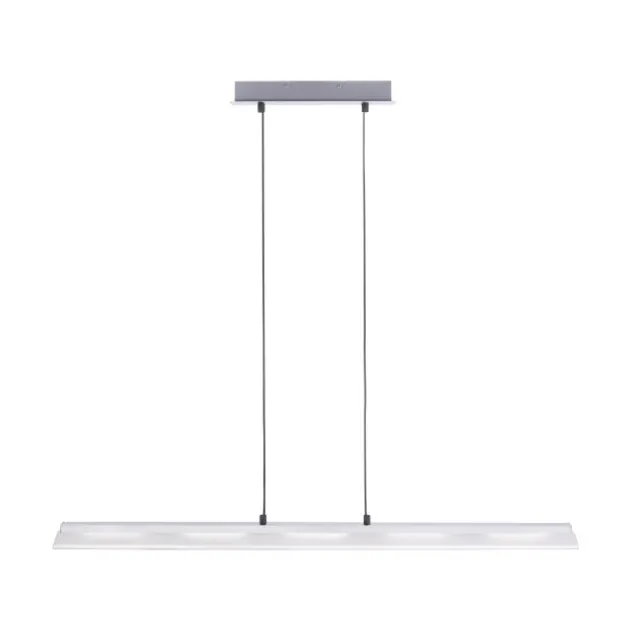 Pendelleuchte stahl, 5 x LED-Board