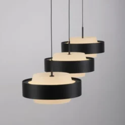 Schöner Wohnen-Kollektion 3fl. LED Pendelleuchte ELMO schwarz