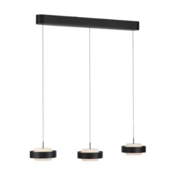 Schöner Wohnen-Kollektion 3fl. LED Pendelleuchte ELMO schwarz
