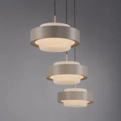Schöner Wohnen-Kollektion 3fl. LED Pendelleuchte ELMO sandbrise