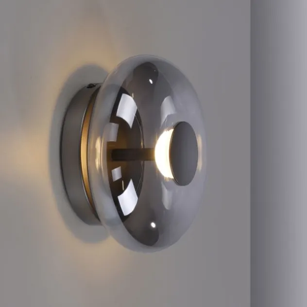 Schöner Wohnen-Kollektion LED Wand- und Deckenleuchte POSH, grau, dimmbar