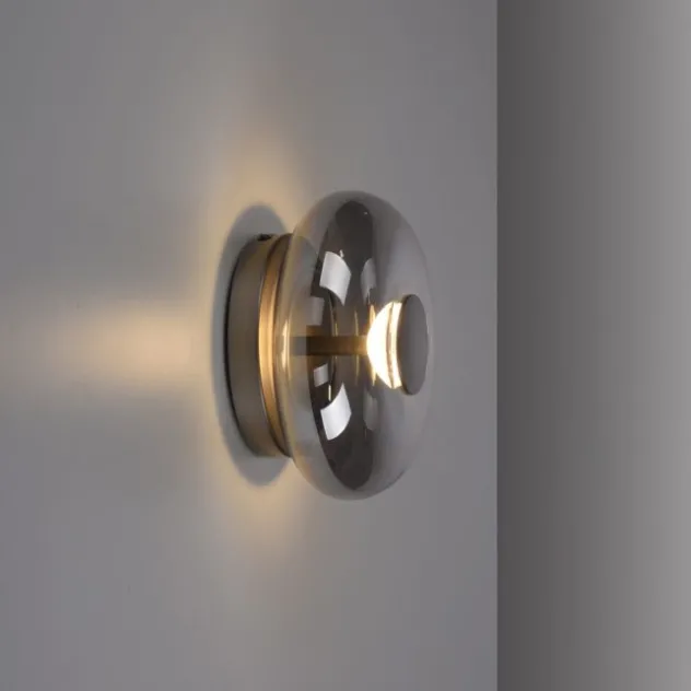 Schöner Wohnen-Kollektion LED Wand- und Deckenleuchte POSH, grau, dimmbar