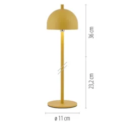 Schöner Wohnen-Kollektion LED Akku Tischleuchte BELLIES, Blütenzauber,