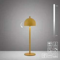 Schöner Wohnen-Kollektion LED Akku Tischleuchte BELLIES, Blütenzauber,