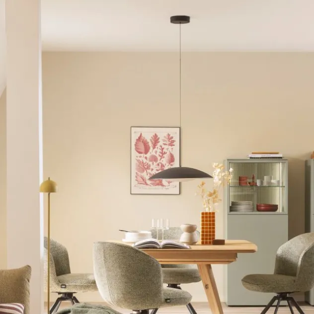 Schöner Wohnen-Kollektion LED Pendelleuchte LENTE, schwarz, dimmbar, Memoryfunktion