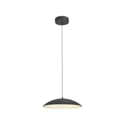 Schöner Wohnen-Kollektion LED Pendelleuchte LENTE, schwarz, dimmbar, Memoryfunktion