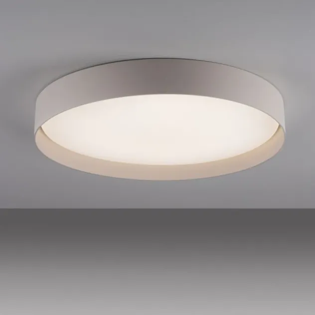 Schöner Wohnen-Kollektion LED Deckenleuchte TAVOLI, sandfarben, rund D=49cm, CCT, Fernbedienung