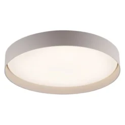 Schöner Wohnen-Kollektion LED Deckenleuchte TAVOLI, sandfarben, rund D=49cm, CCT, Fernbedienung