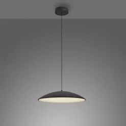 Schöner Wohnen-Kollektion LED Pendelleuchte LENTE, schwarz, dimmbar, Memoryfunktion