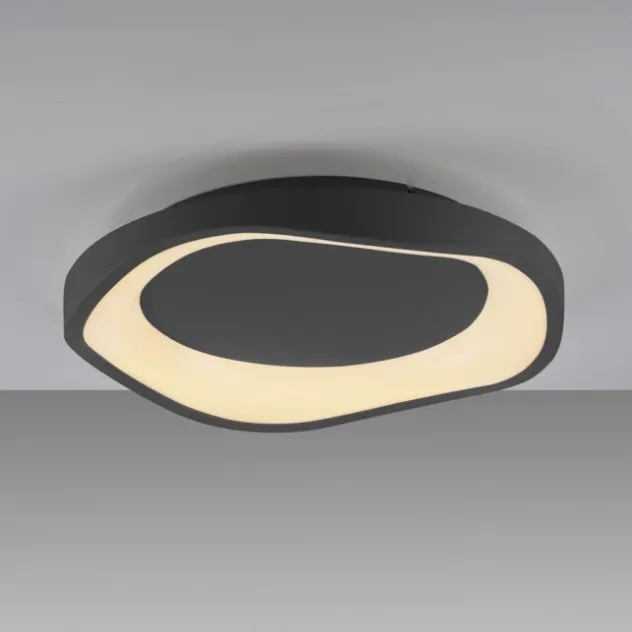 Schöner Wohnen-Kollektion LED Deckenleuchte MONTA, schwarz, dimmbar, Memoryfunktion
