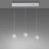 Schöner Wohnen-Kollektion LED Pendelleuchte LINI, weiss, 3-flammig, Lift