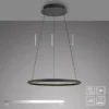 Schöner Wohnen-Kollektion LED Pendelleuchte QUILLO, schwarz, dimmbar, Comfort Lift
