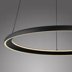 Schöner Wohnen-Kollektion LED Pendelleuchte QUILLO, schwarz, dimmbar, Comfort Lift