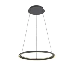Schöner Wohnen-Kollektion LED Pendelleuchte QUILLO, schwarz, dimmbar, Comfort Lift