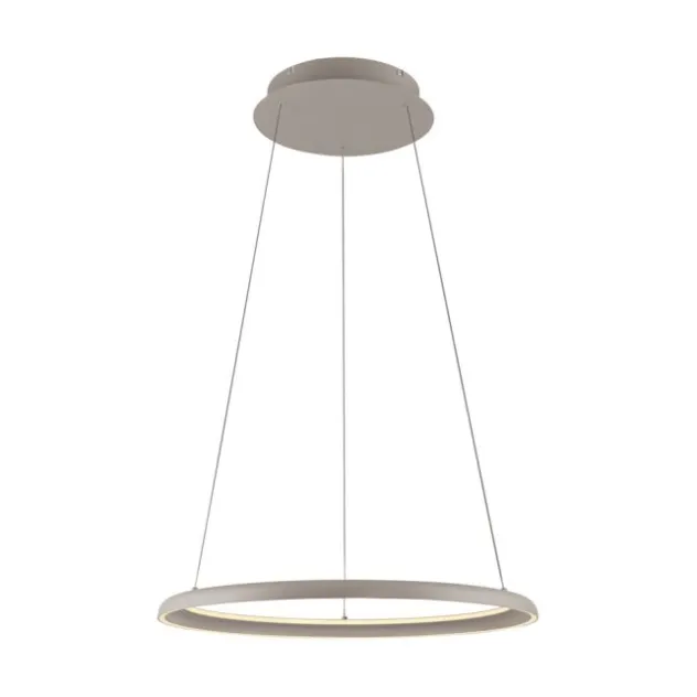 Schöner Wohnen-Kollektion LED Pendelleuchte QUILLO, sandfarben, dimmbar, Memoryfunktion