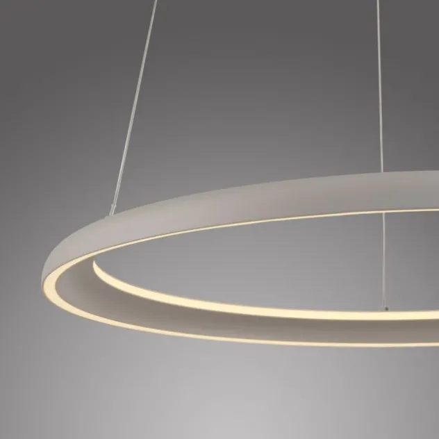 Schöner Wohnen-Kollektion LED Pendelleuchte QUILLO, sandfarben, dimmbar, Memoryfunktion