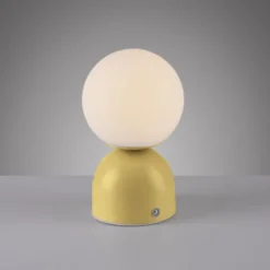 Schöner Wohnen-Kollektion LED Akku Tischleuchte RUDI, Blütenzauber, USB