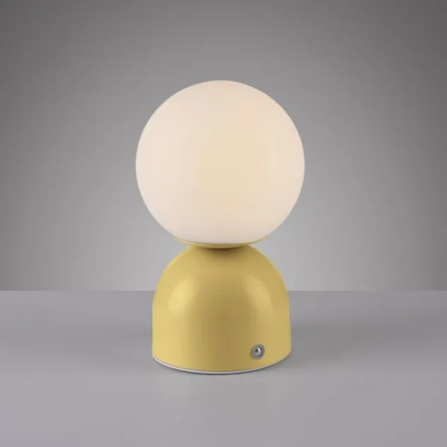 Schöner Wohnen-Kollektion LED Akku Tischleuchte RUDI, Blütenzauber, USB