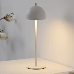 Schöner Wohnen-Kollektion LED Akku Tischleuchte BELLIES, weiss, aufladbar, USB-Ladekabel
