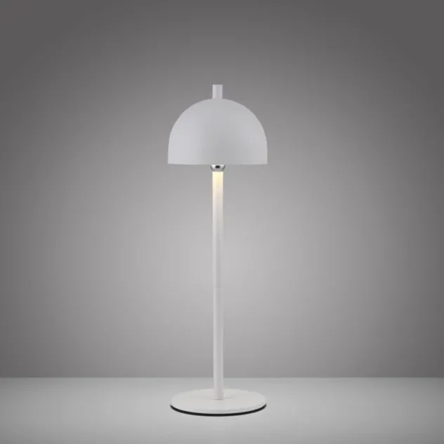 Schöner Wohnen-Kollektion LED Akku Tischleuchte BELLIES, weiss, aufladbar, USB-Ladekabel