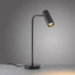 Schöner Wohnen-Kollektion LED Tischleuchte RIK, schwarz, EEK A, dreh-und schwenkbar, Schnurschalter