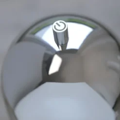 Schöner Wohnen-Kollektion LED Akku Tischleuchte BELLIS, chrom, aufladbar, USB-Ladekabel