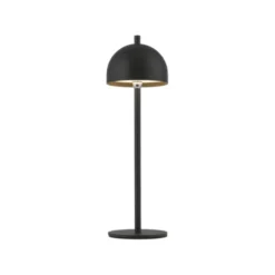 Schöner Wohnen-Kollektion LED Akku Tischleuchte BELLIES, schwarz, aufladbar, USB-Ladekabel