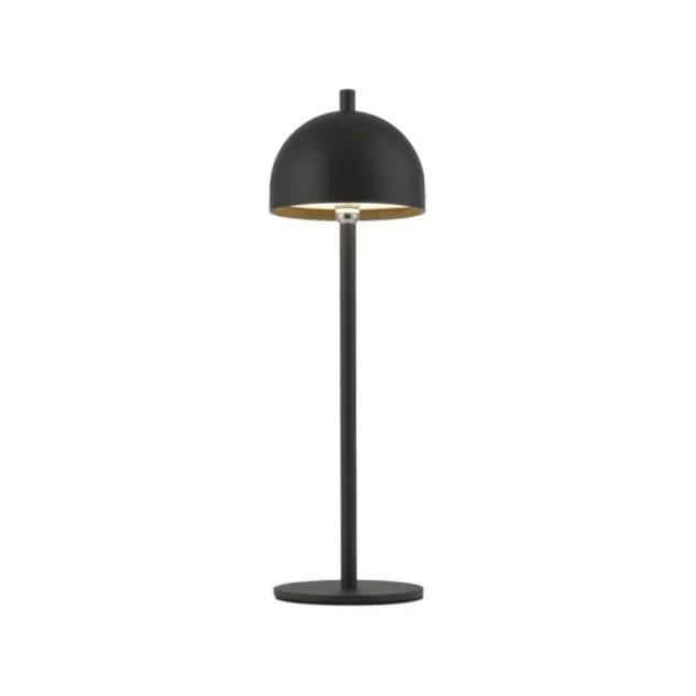Schöner Wohnen-Kollektion LED Akku Tischleuchte BELLIES, schwarz, aufladbar, USB-Ladekabel