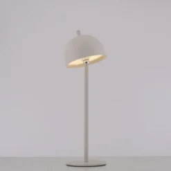 Schöner Wohnen-Kollektion LED Akku Tischleuchte BELLIES, Sandfarben, aufladbar, USB