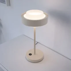 Schöner Wohnen-Kollektion LED Tischleuchte Elmo sandbrise Touchdimmer