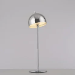 Schöner Wohnen-Kollektion LED Akku Stehleuchte BELLIES, chrom, aufladbar, USB-Ladekabel