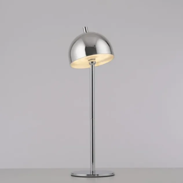 Schöner Wohnen-Kollektion LED Akku Stehleuchte BELLIES, chrom, aufladbar, USB-Ladekabel