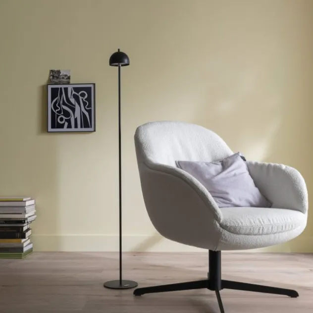 Schöner Wohnen-Kollektion LED Akku Stehleuchte BELLIES, schwarz, aufladbar, USB-Ladekabel
