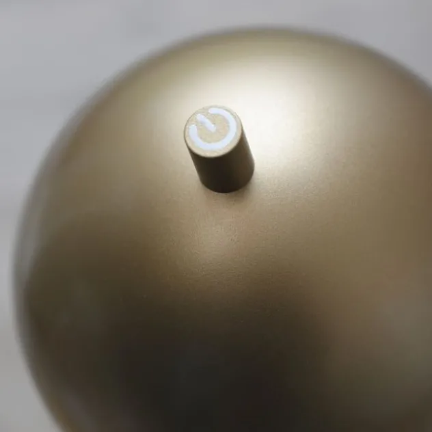 Schöner Wohnen-Kollektion LED Akku Stehleuchte BELLIES, gold, aufladbar, USB-Ladekabel