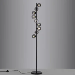 Schöner Wohnen Kollektion LED Stehleuchte Dubai schwarz 9flammig