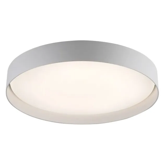 Schöner Wohnen-Kollektion LED Deckenleuchte TAVOLI, weiss, rund D=49cm, dimmbar, Fernbedienung