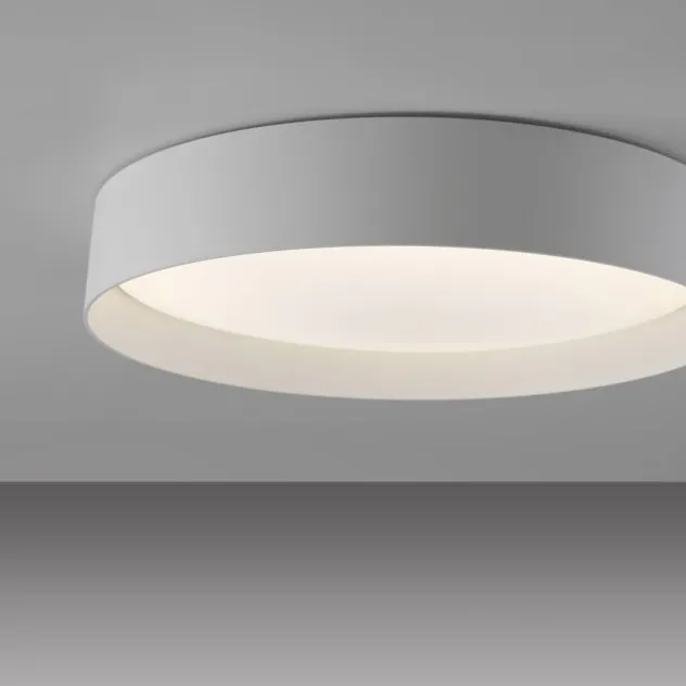 Schöner Wohnen-Kollektion LED Deckenleuchte TAVOLI, weiss, rund D=39cm, dimmbar, Fernbedienung
